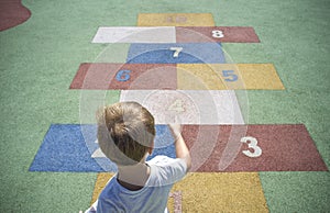 Early Education at Mathematics and Numeracy concept for children photo