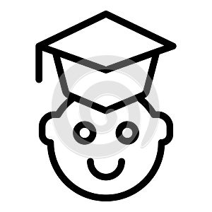 Early educations icon outline vector. Children education photo