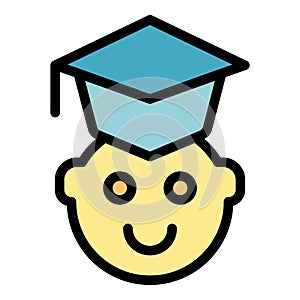 Early educations icon vector flat photo