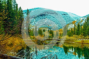 Early fall at mount Loretta ponds