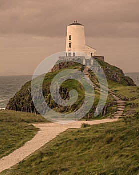 Early light on Twr Mawr lighthouse, Anglesey