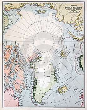 Early Map of the North Pole Region