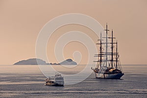 Early morning on the Adriatic sea