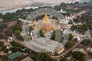 Shwezigon Pagoda - Bagan - Myanmar (Burma) photo