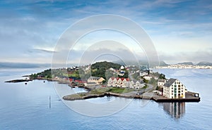 Early morning landscape, Alesund - Norway - Scandinavia