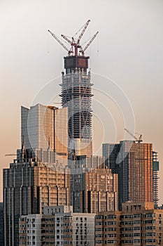 Early morning cityscape of Beijing