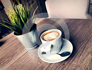 Early morning coffee time cafÃÂ©