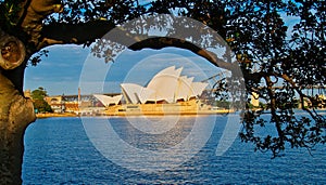 View Across Sydney Harbour to the Sydney Opera House, Australia