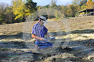 Early Morning Digging