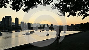 Early Morning Jog, False Creek, Vancouver