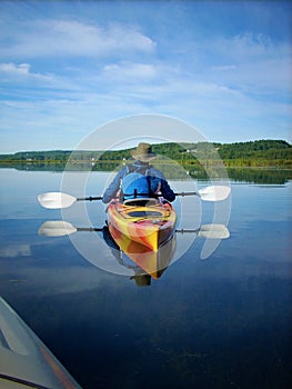 Peaceful kayak photo