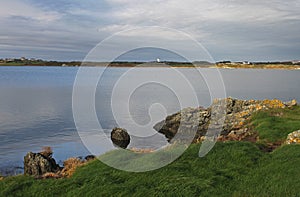 Early morning landscape, four mile bridge, Anglesey