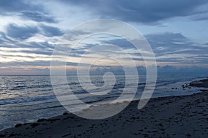 Early Morning Light on Beach