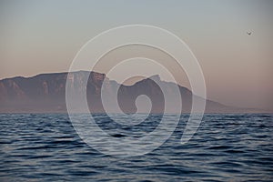 Early Morning Light on Coast of False Bay, South Africa