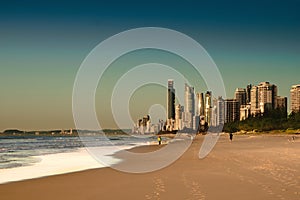 Early morning light - surfers paradise