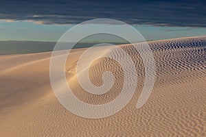 Early morning light in White Sands National Park, New Mexico