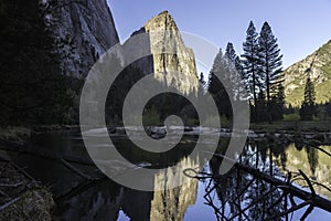 Early morning on the Merced River, Yosemite National Park