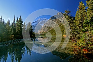 Early morning at Mount Edith Cavell