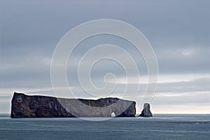 Early morning at Perce Rock in Gaspe