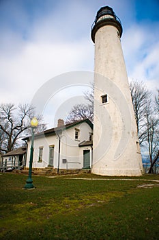 The Pointe Aux Barques Lighthouse of Michigan photo