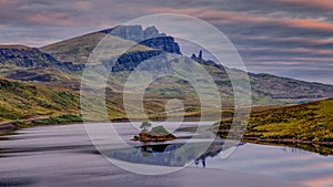 Loch Fada and The Old Man of Storr - Isle of Skye photo