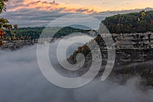 Early Morning Sunrise At Letchworth State Park