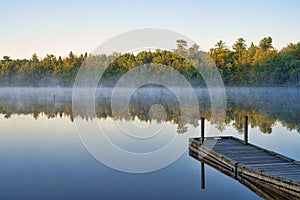 Early morning sunrise at Toddy Pond, Maine