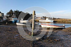 Early Morning, tides out, Harbour scene. photo