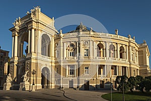 Early Morning View of the Odessa Opera House