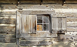 Early nineteenth century cabin window