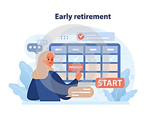 Early Retirement concept.