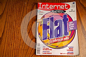 Early 2000s Internet italian magazine