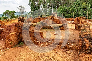 Early Spanish settlements site in Medellin, Colombia.