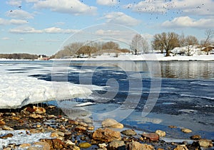 Early spring landscape