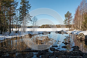 Early spring in Northern Sweden