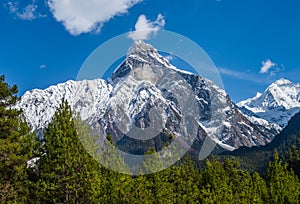 The early spring scenery of the Qinghai Tibet Plateau