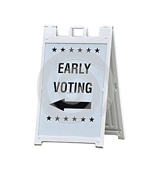 Early Voting Sign