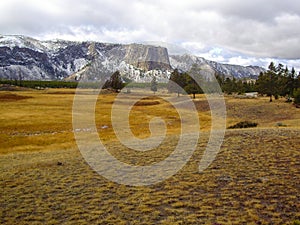 Early Winter Landscape in Yellowstone