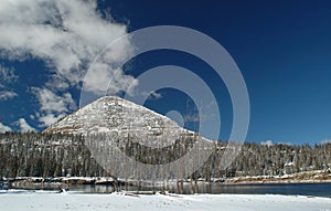 Early winter in Uinta Mountains - Long Lake