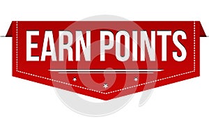 Earn points banner design