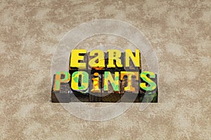 Earn points business promotion reward discount loyalty bonus purchase