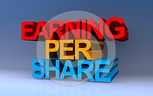 earning per share on blue