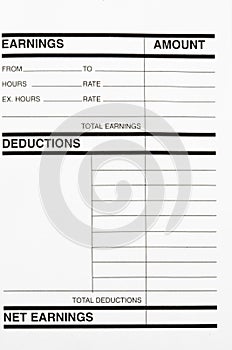 Earnings / Deductions