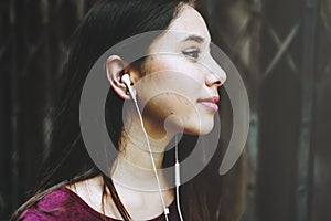 Earphones Headphone Audio Gadget Music Media Concept