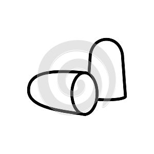 Earplug icon , vector illustration