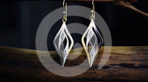 earrings gold silver jewelry
