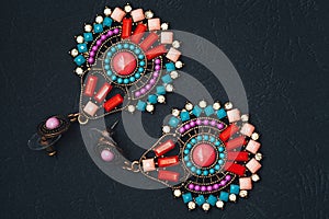 Earrings imitation jewelry
