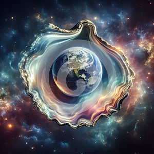 Earth as a pearl in a cosmic oyster