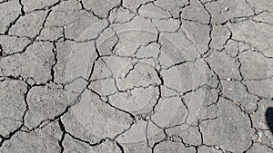 The earth crackled from drought, the soil without plants.