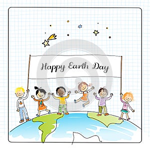 Earth day children
